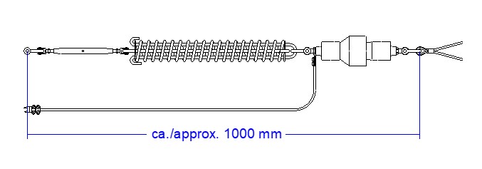 spring with strain insulator (sketch)